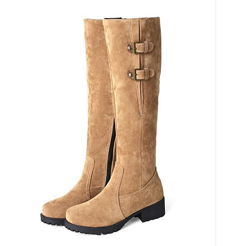 Women's Boots Knee High Boots Flat Heel Closed Toe Suede Knee High Boots Winter Black / Yellow / Beige
Women's Boots Knee High Boots Flat Heel Closed Toe Suede Knee High Boots Winter Black / Yellow / Beige
