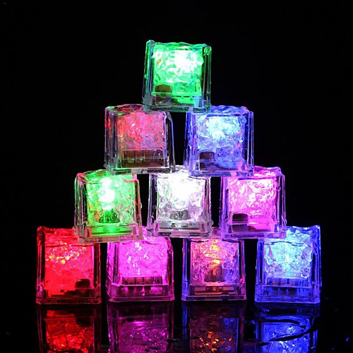 12pcs DIY Colorful Flash LED Ice Cubes Wedding Festival Decor Party Props Luminous LED Glowing Induction Ice CubesChristmas New Year Bar
12pcs DIY Colorful Flash LED Ice Cubes Wedding Festival Decor Party Props Luminous LED Glowing Induction Ice CubesChristmas New Year Bar