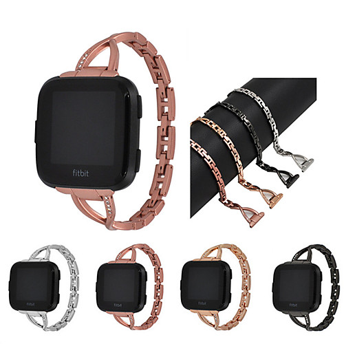 Ремешок для часов для Fitbit Versa Fitbit Спортивный ремешок / Дизайн украшения Нержавеющая сталь Повязка на запястье
Ремешок для часов для Fitbit Versa Fitbit Спортивный ремешок / Дизайн украшения Нержавеющая сталь Повязка на запястье