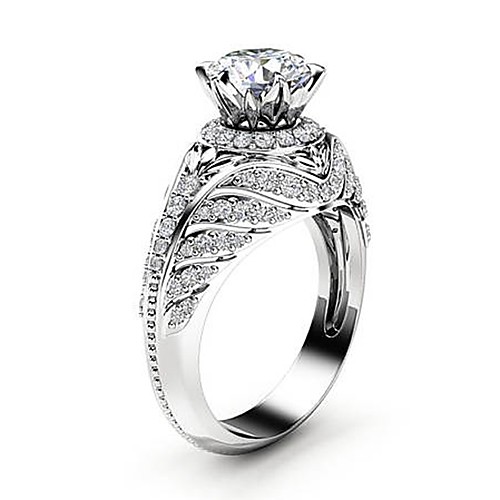 Women's Statement Ring Ring Micro Pave Ring Diamond Cubic Zirconia tiny diamond 1pc Silver Copper Platinum Plated Imitation Diamond Four Prongs Ladies Trendy Korean Evening Party Carnival Jewelry
Women's Statement Ring Ring Micro Pave Ring Diamond Cubic Zirconia tiny diamond 1pc Silver Copper Platinum Plated Imitation Diamond Four Prongs Ladies Trendy Korean Evening Party Carnival Jewelry
