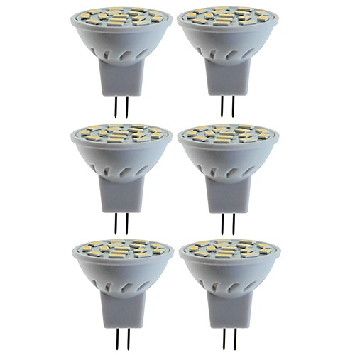 SENCART 6pcs 5 W 80 W LED Spotlight 260 lm MR11 MR11 15 LED Beads SMD 5060 Decorative Warm White Cold White 12 V
SENCART 6pcs 5 W 80 W LED Spotlight 260 lm MR11 MR11 15 LED Beads SMD 5060 Decorative Warm White Cold White 12 V