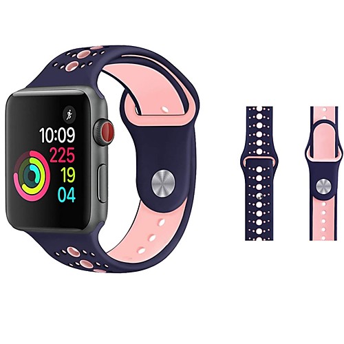 Ремешок для часов для Apple Watch Series 4/3/2/1 Apple Спортивный ремешок / Классическая застежка силиконовый Повязка на запястье
Ремешок для часов для Apple Watch Series 4/3/2/1 Apple Спортивный ремешок / Классическая застежка силиконовый Повязка на запястье