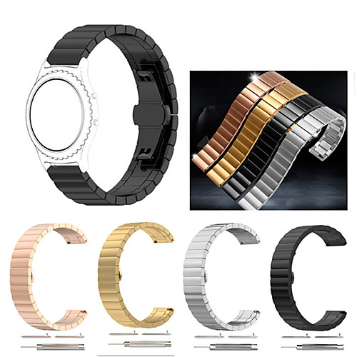 Watch Band for Gear Sport / Gear S2 Classic Samsung Galaxy Sport Band / Butterfly Buckle Stainless Steel Wrist Strap
Watch Band for Gear Sport / Gear S2 Classic Samsung Galaxy Sport Band / Butterfly Buckle Stainless Steel Wrist Strap