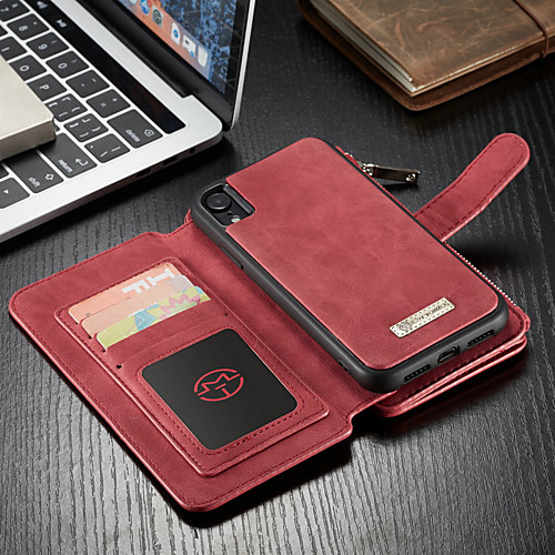 CaseMe Кейс для Назначение Apple iPhone XR Кошелек / Бумажник для карт / со стендом Чехол Однотонный Твердый Кожа PU для iPhone XR
CaseMe Кейс для Назначение Apple iPhone XR Кошелек / Бумажник для карт / со стендом Чехол Однотонный Твердый Кожа PU для iPhone XR