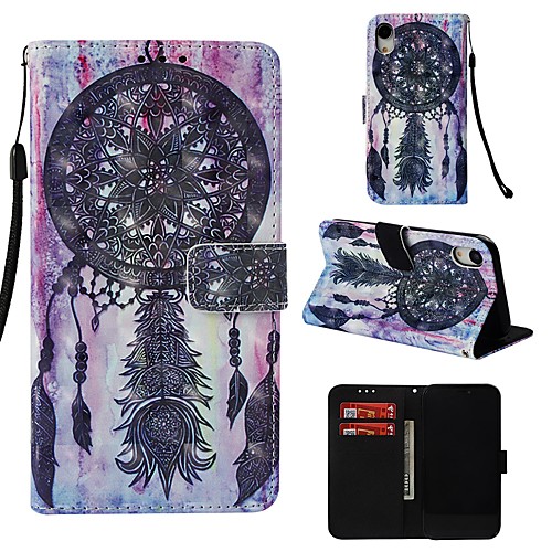 Кейс для Назначение Apple iPhone XR Кошелек / Бумажник для карт / Флип Чехол Ловец снов Твердый Кожа PU для iPhone XR 
Кейс для Назначение Apple iPhone XR Кошелек / Бумажник для карт / Флип Чехол Ловец снов Твердый Кожа PU для iPhone XR