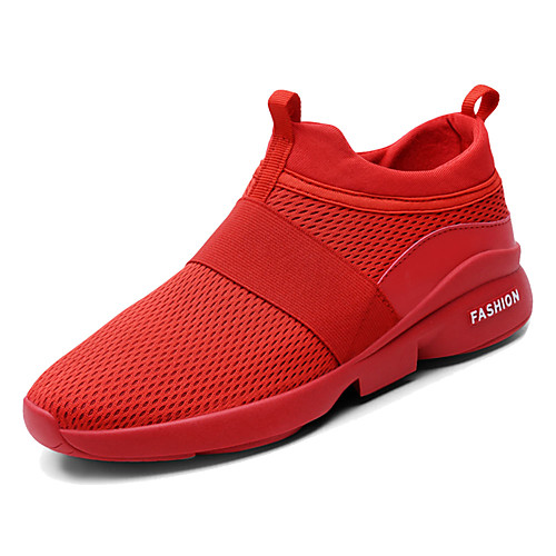 Men's Comfort Shoes Mesh Spring Casual Athletic Shoes Walking Shoes Breathable Black / White / Red
Men's Comfort Shoes Mesh Spring Casual Athletic Shoes Walking Shoes Breathable Black / White / Red
