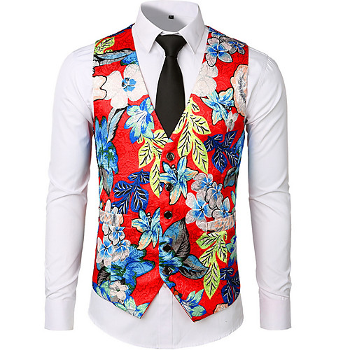 Men's Daily Basic Fall Regular Vest, Geometric V Neck Sleeveless Polyester Green / White / Red L / XL / XXL
Men's Daily Basic Fall Regular Vest, Geometric V Neck Sleeveless Polyester Green / White / Red L / XL / XXL