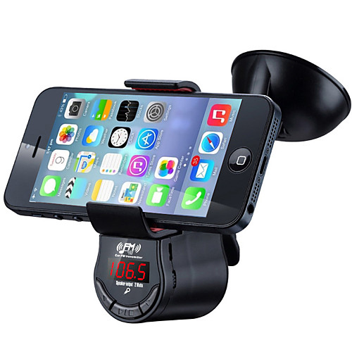 YuanYuanbBenBen FM09 Multi function Handsfree Car Kit FM Transmitter MP3 Audio Player with Car Suction Holder Mount for Mobile Phone GPS
YuanYuanbBenBen FM09 Multi function Handsfree Car Kit FM Transmitter MP3 Audio Player with Car Suction Holder Mount for Mobile Phone GPS
