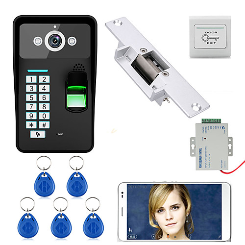 720p беспроводной wifi rfid пароль распознавание отпечатков пальцев видео дверь телефон дверь домофон система электрический забастовка
720p беспроводной wifi rfid пароль распознавание отпечатков пальцев видео дверь телефон дверь домофон система электрический забастовка