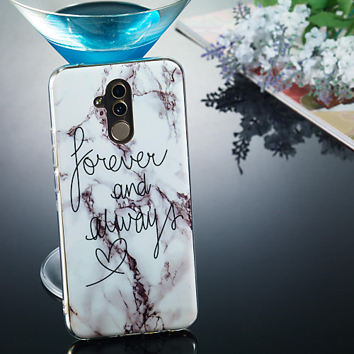 Case For Huawei Huawei Mate 20 Lite / Huawei Mate 20 Pro IMD / Pattern Back Cover Word / Phrase / Marble Soft TPU for Huawei Honor 10 / Huawei Honor 9 Lite / Huawei Honor 8X
Case For Huawei Huawei Mate 20 Lite / Huawei Mate 20 Pro IMD / Pattern Back Cover Word / Phrase / Marble Soft TPU for Huawei Honor 10 / Huawei Honor 9 Lite / Huawei Honor 8X