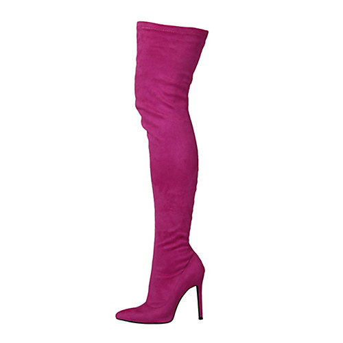 Women's Boots Over-The-Knee Boots Stiletto Heel Pointed Toe Faux Fur Over The Knee Boots Sweet Fall & Winter Black / Almond / Leopard / Party & Evening
Women's Boots Over-The-Knee Boots Stiletto Heel Pointed Toe Faux Fur Over The Knee Boots Sweet Fall & Winter Black / Almond / Leopard / Party & Evening