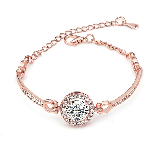 Women's Clear Crystal Classic Cheap Fashion Bracelet Jewelry Silver / Rose Gold / Champagne For Daily Date
Women's Clear Crystal Classic Cheap Fashion Bracelet Jewelry Silver / Rose Gold / Champagne For Daily Date