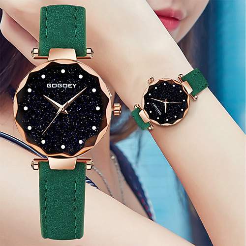 Women's Wrist Watch Quartz Leather Black / Red / Brown Chronograph Cute Luminous Analog Ladies Bangle Elegant - Red Green Pink One Year Battery Life / SSUO 377
Women's Wrist Watch Quartz Leather Black / Red / Brown Chronograph Cute Luminous Analog Ladies Bangle Elegant - Red Green Pink One Year Battery Life / SSUO 377