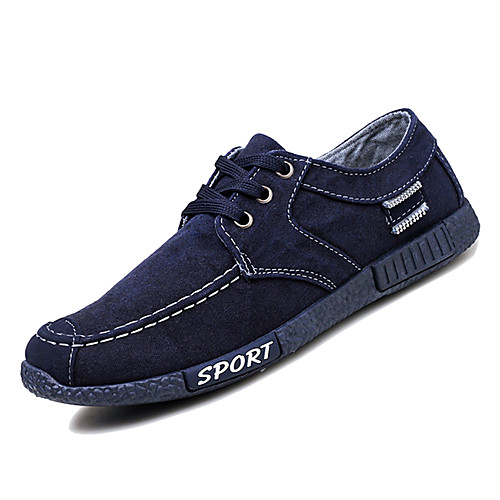 Men's Comfort Shoes Canvas / Denim Winter Casual Sneakers Non-slipping Dark Blue / Gray
Men's Comfort Shoes Canvas / Denim Winter Casual Sneakers Non-slipping Dark Blue / Gray