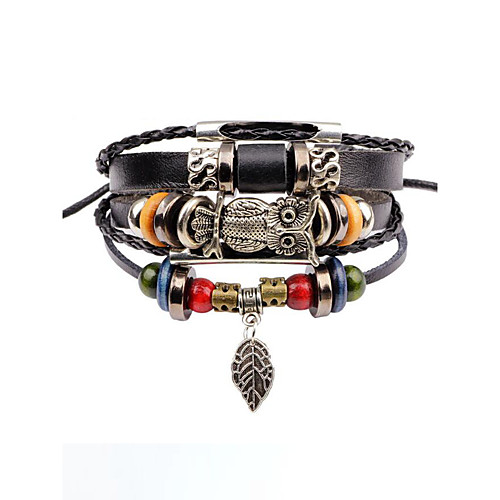 Men's Bracelet Bangles Vintage Style Stylish Leather Bracelet Jewelry Black For Daily
Men's Bracelet Bangles Vintage Style Stylish Leather Bracelet Jewelry Black For Daily