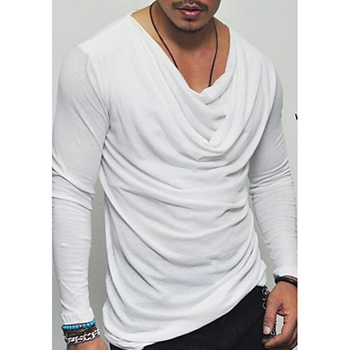 Men's Daily Slim T-shirt - Solid Colored Round Neck White XL / Long Sleeve
Men's Daily Slim T-shirt - Solid Colored Round Neck White XL / Long Sleeve
