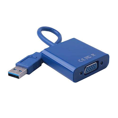 USB3.0 A Кабель-переходник, USB3.0 A к VGA Кабель-переходник Male - Female 1080P 0.25m (0.8Ft)
USB3.0 A Кабель-переходник, USB3.0 A к VGA Кабель-переходник Male - Female 1080P 0.25m (0.8Ft)