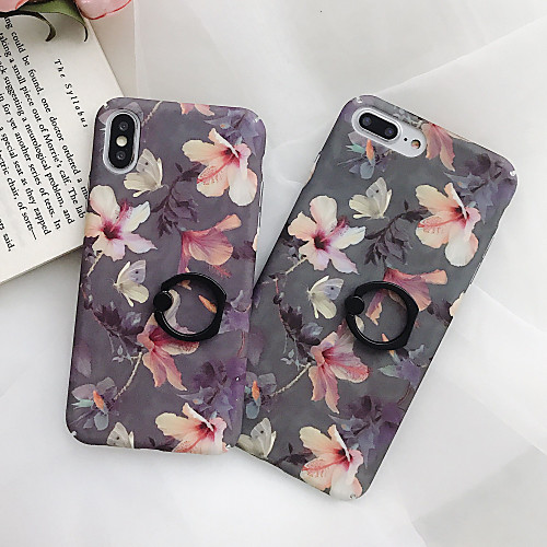Case For Apple iPhone XS / iPhone XR / iPhone XS Max Ring Holder / Ultra-thin / Frosted Back Cover Flower Hard PC
Case For Apple iPhone XS / iPhone XR / iPhone XS Max Ring Holder / Ultra-thin / Frosted Back Cover Flower Hard PC