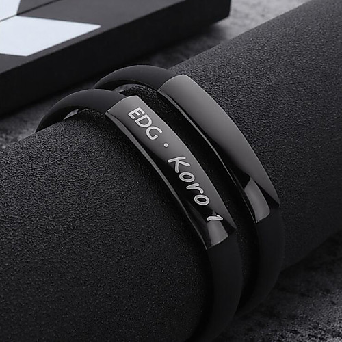 Personalized Silicone / Stainless Steel / Iron Bracelet / Bangle Friends Gift / Daily Wear -
Personalized Silicone / Stainless Steel / Iron Bracelet / Bangle Friends Gift / Daily Wear -