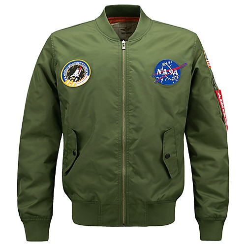 Men's Daily Military Spring & Fall Plus Size Long Jacket, Solid Colored Black & Red Stand Long Sleeve Polyester Embroidered Black / Light Green / Army Green / Loose
Men's Daily Military Spring & Fall Plus Size Long Jacket, Solid Colored Black & Red Stand Long Sleeve Polyester Embroidered Black / Light Green / Army Green / Loose