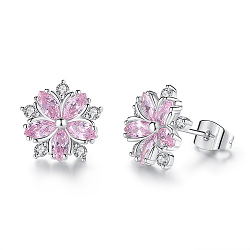 Women's Clear AAA Cubic Zirconia Drop Earrings Vintage Style Stylish Luxury Silver Earrings Jewelry Light Pink For Wedding Party 1 Pair
Women's Clear AAA Cubic Zirconia Drop Earrings Vintage Style Stylish Luxury Silver Earrings Jewelry Light Pink For Wedding Party 1 Pair