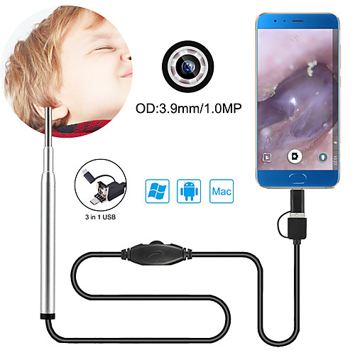 3,9 мм объектив HD USB-эндоскоп 156 см, рабочая длина 3 в 1 для дома и офиса с USB-портом
3,9 мм объектив HD USB-эндоскоп 156 см, рабочая длина 3 в 1 для дома и офиса с USB-портом