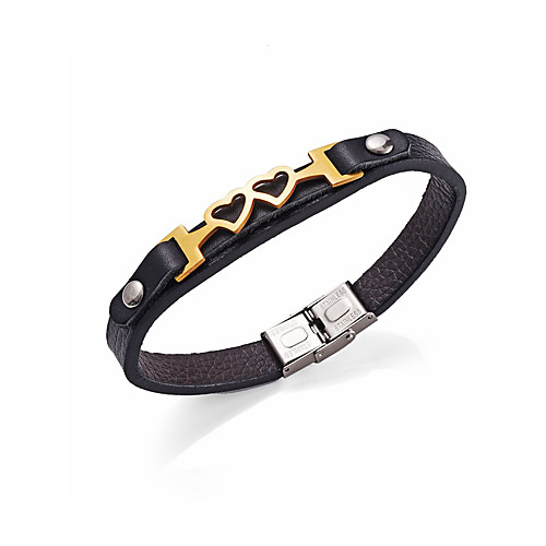 Men's Bracelet Bangles Vintage Style Stylish Leather Bracelet Jewelry Gold / Silver For Daily
Men's Bracelet Bangles Vintage Style Stylish Leather Bracelet Jewelry Gold / Silver For Daily