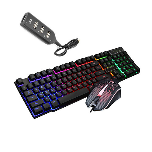 LITBest K6 USB Проводной Мышь Клавиатура Комбо Портативные Игровые клавиатуры Светящийся Gaming Mouse / Управление мышью / Эргономичная мышь 1600 dpi
LITBest K6 USB Проводной Мышь Клавиатура Комбо Портативные Игровые клавиатуры Светящийся Gaming Mouse / Управление мышью / Эргономичная мышь 1600 dpi