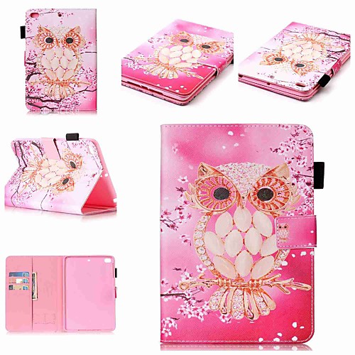 

Case For Apple iPad mini 4 / iPad Mini 3/2/1 Wallet / Card Holder / Shockproof Full Body Cases Owl Hard PU Leather for iPad Mini 5 / iPad New Air(2019) / iPad Mini 3/2/1