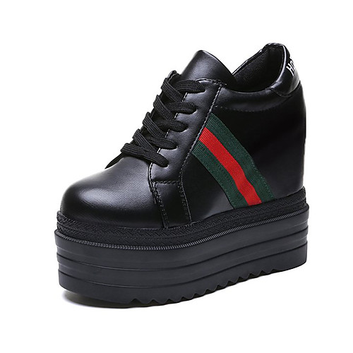 Women's PU(Polyurethane) Spring Casual Sneakers Hidden Heel Round Toe White / Black / Color Block
Women's PU(Polyurethane) Spring Casual Sneakers Hidden Heel Round Toe White / Black / Color Block