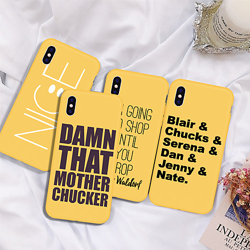 Case For Apple iPhone XR / iPhone XS Max Pattern Back Cover Word / Phrase Soft TPU for iPhone XS / iPhone XR / iPhone XS Max
Case For Apple iPhone XR / iPhone XS Max Pattern Back Cover Word / Phrase Soft TPU for iPhone XS / iPhone XR / iPhone XS Max