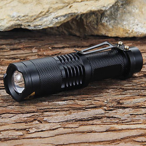 LED Flashlights / Torch LED LED 1 Emitters 1200 lm 5 Mode with Battery and Charger Adjustable Focus Impact Resistant Strike Bezel Camping / Hiking / Caving Everyday Use Working Black
LED Flashlights / Torch LED LED 1 Emitters 1200 lm 5 Mode with Battery and Charger Adjustable Focus Impact Resistant Strike Bezel Camping / Hiking / Caving Everyday Use Working Black