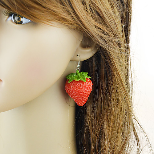 Women's Geometrical Drop Earrings Earrings Strawberry Stylish Trendy Modern Jewelry Red For Party Daily Festival 1 Pair
Women's Geometrical Drop Earrings Earrings Strawberry Stylish Trendy Modern Jewelry Red For Party Daily Festival 1 Pair