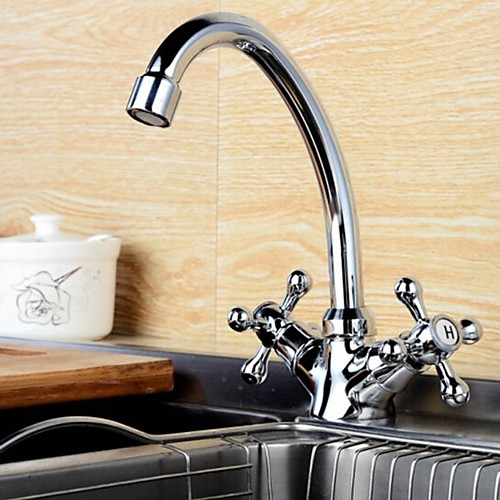 Kitchen faucet - Two Handles One Hole Standard Spout Contemporary Kitchen Taps
Kitchen faucet - Two Handles One Hole Standard Spout Contemporary Kitchen Taps
