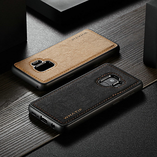 WHATIF Кейс для Назначение SSamsung Galaxy S9 Водонепроницаемый / Защита от удара / Своими руками Кейс на заднюю панель Однотонный Твердый Кожа PU для S9
WHATIF Кейс для Назначение SSamsung Galaxy S9 Водонепроницаемый / Защита от удара / Своими руками Кейс на заднюю панель Однотонный Твердый Кожа PU для S9