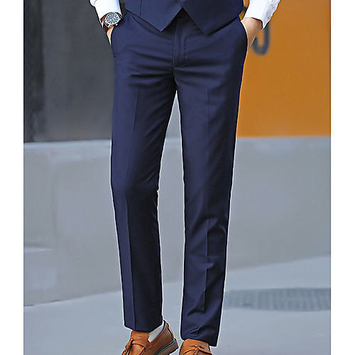 Men's Basic Plus Size Daily Suits Pants - Solid Colored Red Navy Blue Gray 37 39 41
Men's Basic Plus Size Daily Suits Pants - Solid Colored Red Navy Blue Gray 37 39 41