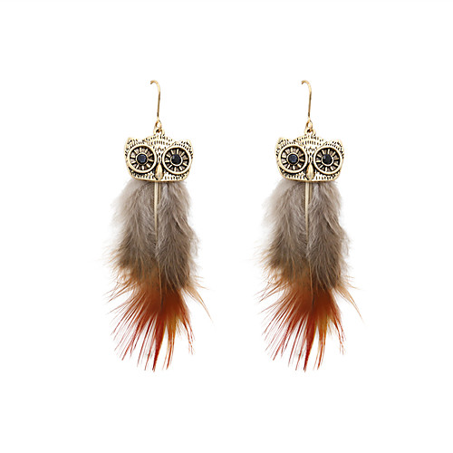 Women's Drop Earrings Retro Feather Bohemian Natural Feather Earrings Jewelry Yellow / Red For Wedding Party Gift Daily Evening Party 1 Pair
Women's Drop Earrings Retro Feather Bohemian Natural Feather Earrings Jewelry Yellow / Red For Wedding Party Gift Daily Evening Party 1 Pair