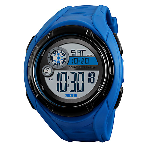 SKMEI Men's Sport Watch Military Watch Digital Watch Digital Silicone Black / Blue / Green 50 m Alarm Calendar / date / day Chronograph Digital Casual Fashion - Black Green Blue One Year Battery Life
SKMEI Men's Sport Watch Military Watch Digital Watch Digital Silicone Black / Blue / Green 50 m Alarm Calendar / date / day Chronograph Digital Casual Fashion - Black Green Blue One Year Battery Life