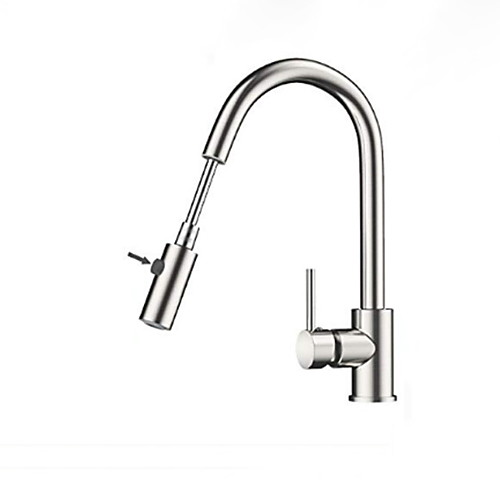 Kitchen faucet - Single Handle One Hole Stainless Steel Standard Spout Ordinary Kitchen Taps
Kitchen faucet - Single Handle One Hole Stainless Steel Standard Spout Ordinary Kitchen Taps