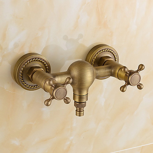 Bathroom Sink Faucet - Widespread Antique Other Two Handles Two HolesBath Taps
Bathroom Sink Faucet - Widespread Antique Other Two Handles Two HolesBath Taps