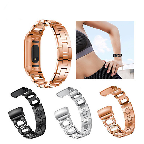 Ремешок для часов для Fitbit Charge 3 Fitbit Спортивный ремешок / Дизайн украшения Нержавеющая сталь Повязка на запястье
Ремешок для часов для Fitbit Charge 3 Fitbit Спортивный ремешок / Дизайн украшения Нержавеющая сталь Повязка на запястье