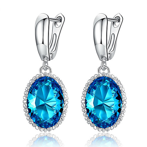 Women's Cubic Zirconia Drop Earrings Chandelier Drop Stylish Luxury Earrings Jewelry Purple / Blue / Royal Blue For Party Gift Date 1 Pair
Women's Cubic Zirconia Drop Earrings Chandelier Drop Stylish Luxury Earrings Jewelry Purple / Blue / Royal Blue For Party Gift Date 1 Pair