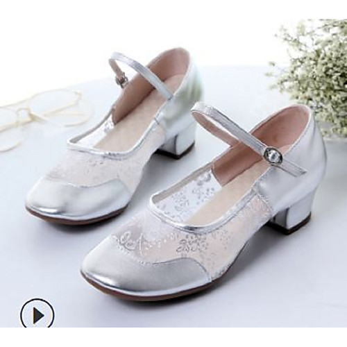Women's Dance Shoes Leather Modern Shoes Heel Cuban Heel Black / Gold / Silver / Practice
Women's Dance Shoes Leather Modern Shoes Heel Cuban Heel Black / Gold / Silver / Practice