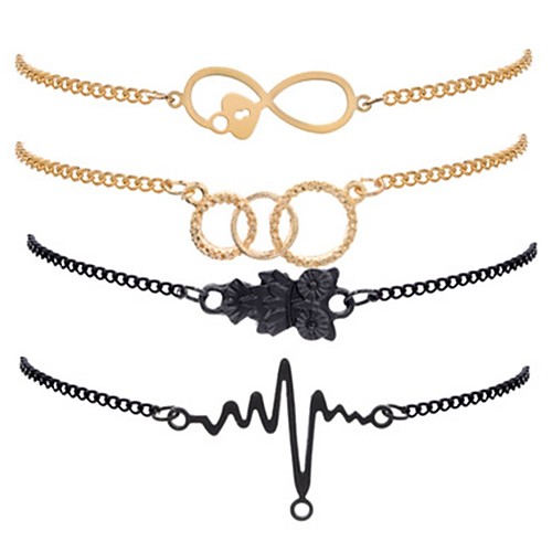 4шт Жен. Винтаж Браслеты Серьги / Браслет Простой Классика Винтаж Повседневный / Sporty Мода Браслеты Бижутерия Золотой Назначение Повседневные Школа Для улицы На выход фестиваль
4шт Жен. Винтаж Браслеты Серьги / Браслет Простой Классика Винтаж Повседневный / Sporty Мода Браслеты Бижутерия Золотой Назначение Повседневные Школа Для улицы На выход фестиваль