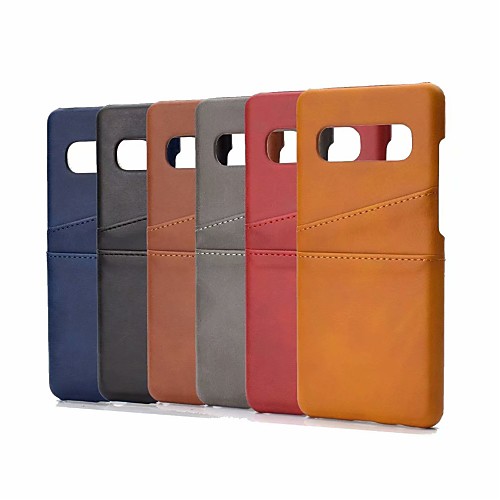 Case For Samsung Galaxy Galaxy S10 / Galaxy S10 Plus Card Holder Back Cover Solid Colored Hard PU Leather for S9 / S9 Plus / S8 Plus
Case For Samsung Galaxy Galaxy S10 / Galaxy S10 Plus Card Holder Back Cover Solid Colored Hard PU Leather for S9 / S9 Plus / S8 Plus