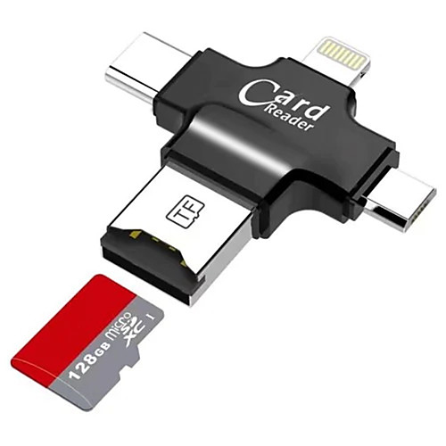 LITBest MicroSD / MicroSDHC / MicroSDXC / TF USB 2.0 / Micro USB / Подсветка Устройство чтения карт памяти Телефоны Android / Компьютер / Для iPhone
LITBest MicroSD / MicroSDHC / MicroSDXC / TF USB 2.0 / Micro USB / Подсветка Устройство чтения карт памяти Телефоны Android / Компьютер / Для iPhone