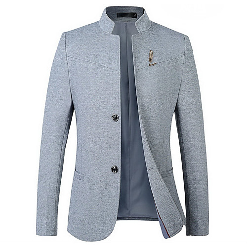 Men's Blazer Notch Lapel Cotton Black / Navy Blue / Gray XXXL / XXXXL / XXXXXL
Men's Blazer Notch Lapel Cotton Black / Navy Blue / Gray XXXL / XXXXL / XXXXXL