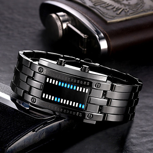 Men's Digital Watch Digital Black / Silver 30 m Water Resistant / Waterproof Calendar / date / day New Design Digital Casual Fashion - Black Silver
Men's Digital Watch Digital Black / Silver 30 m Water Resistant / Waterproof Calendar / date / day New Design Digital Casual Fashion - Black Silver