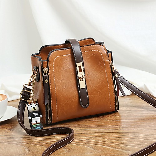 Women's Bear PU Crossbody Bag Solid Color Black / Brown / Red / Fall & Winter
Women's Bear PU Crossbody Bag Solid Color Black / Brown / Red / Fall & Winter