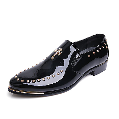 Men's Comfort Shoes PU Spring & Summer Business / Casual Loafers & Slip-Ons Non-slipping Black / Red / Blue / Party & Evening / Rivet / Party & Evening
Men's Comfort Shoes PU Spring & Summer Business / Casual Loafers & Slip-Ons Non-slipping Black / Red / Blue / Party & Evening / Rivet / Party & Evening